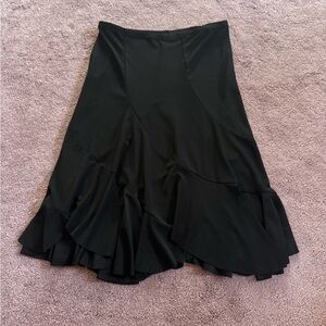 Chic Black A-Line Women's Skirt
